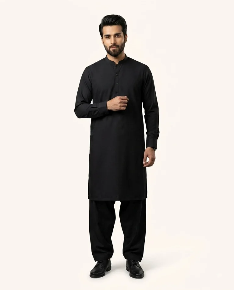 Black Shalwar Kameez